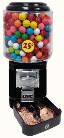 Black Gumballs Bulk Candy 